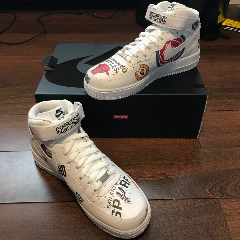 Supreme x NBA x Air Force 1